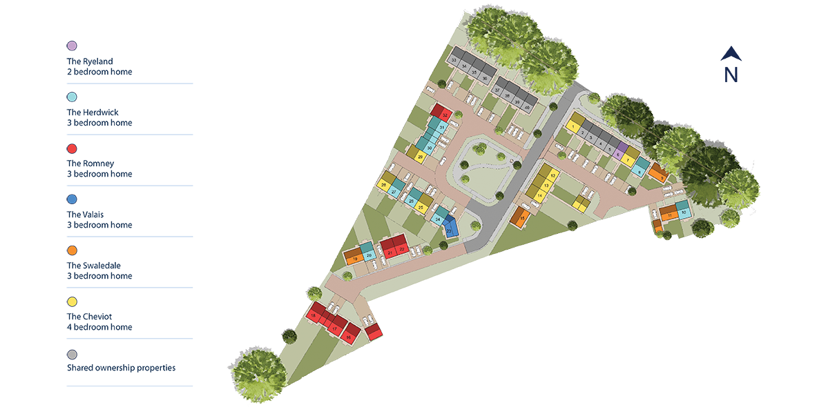 Eden Rise, Kirkby Stephen Site Layout Image