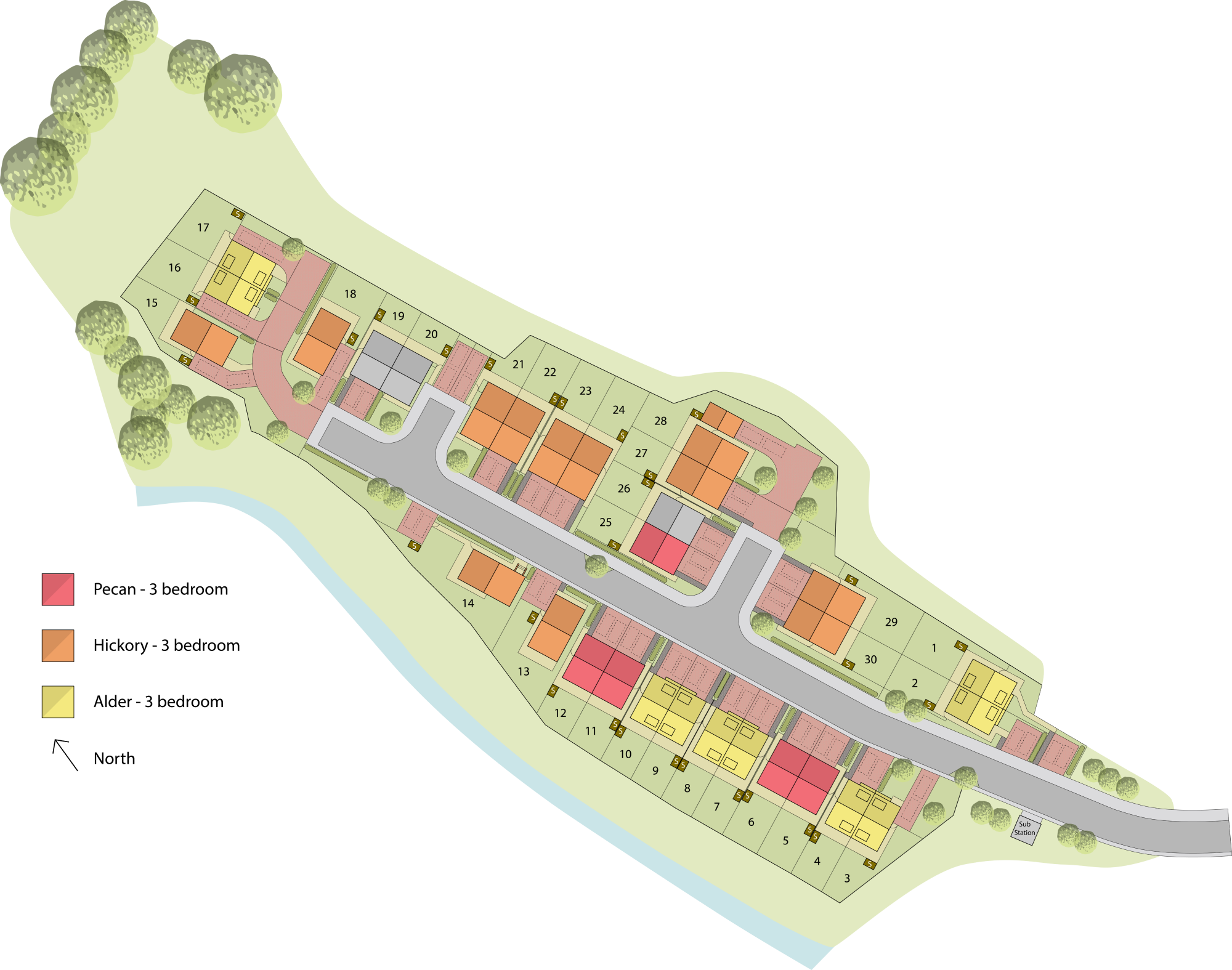 Hebble Brook View, Halifax Site Layout Image