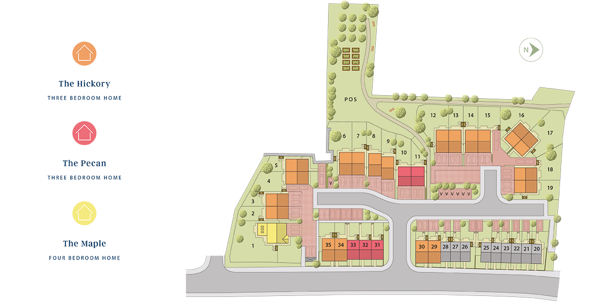 Thornton Hills, Denholme Site Layout