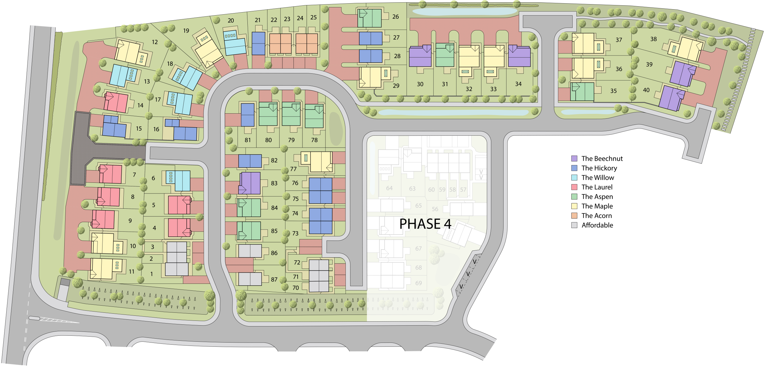 Stephenson Mews, Urlay Nook Site Layout Image